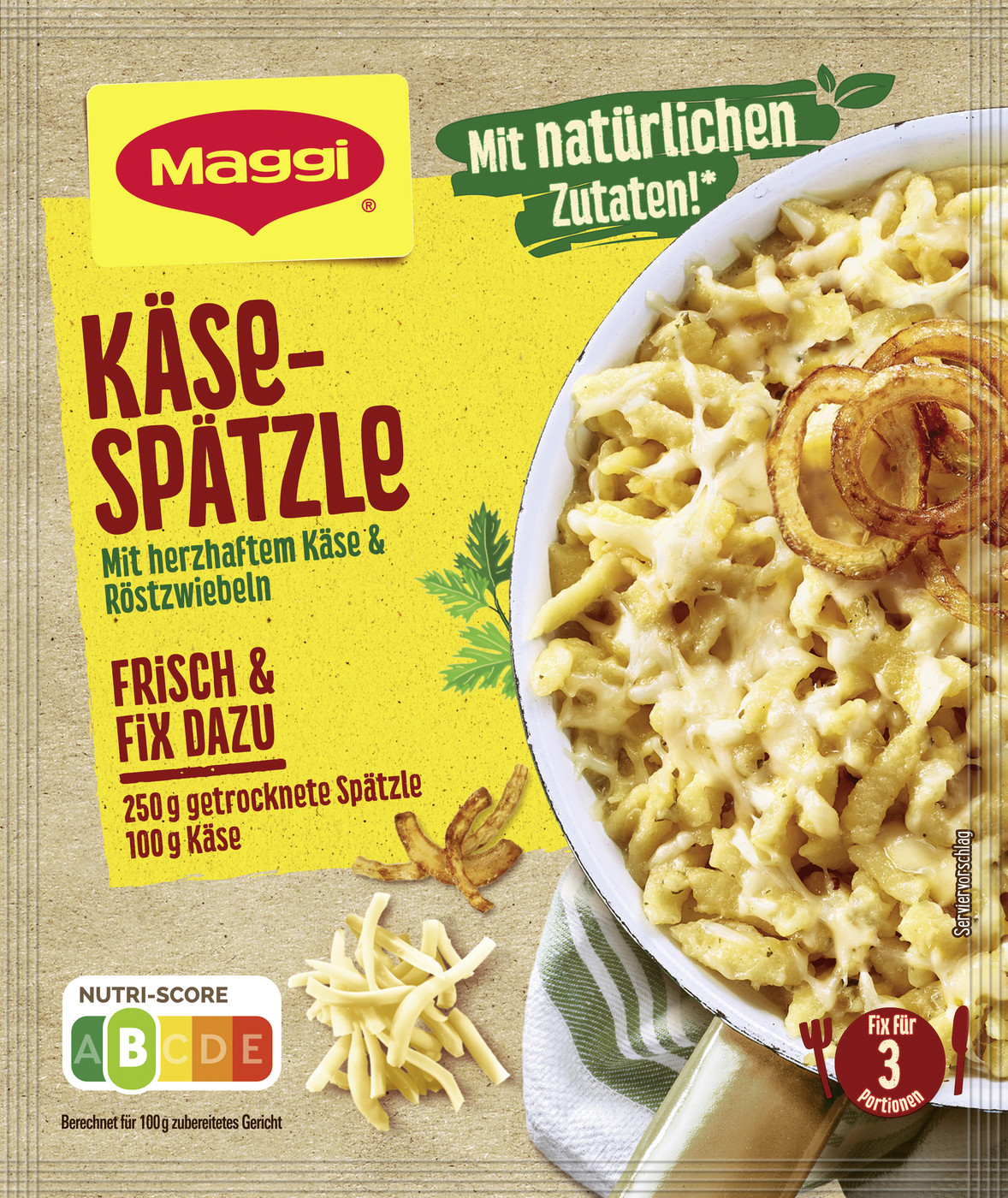 Maggi Käse Spätzle 30G Maggi Käse Spätzle 30G