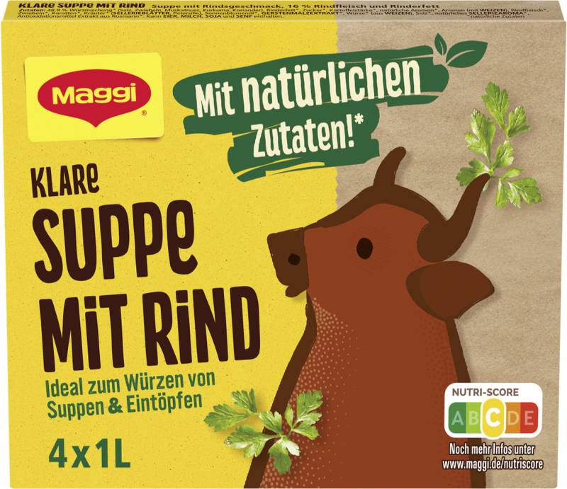 Maggi Klare Suppe mit Rind für 4L 80G