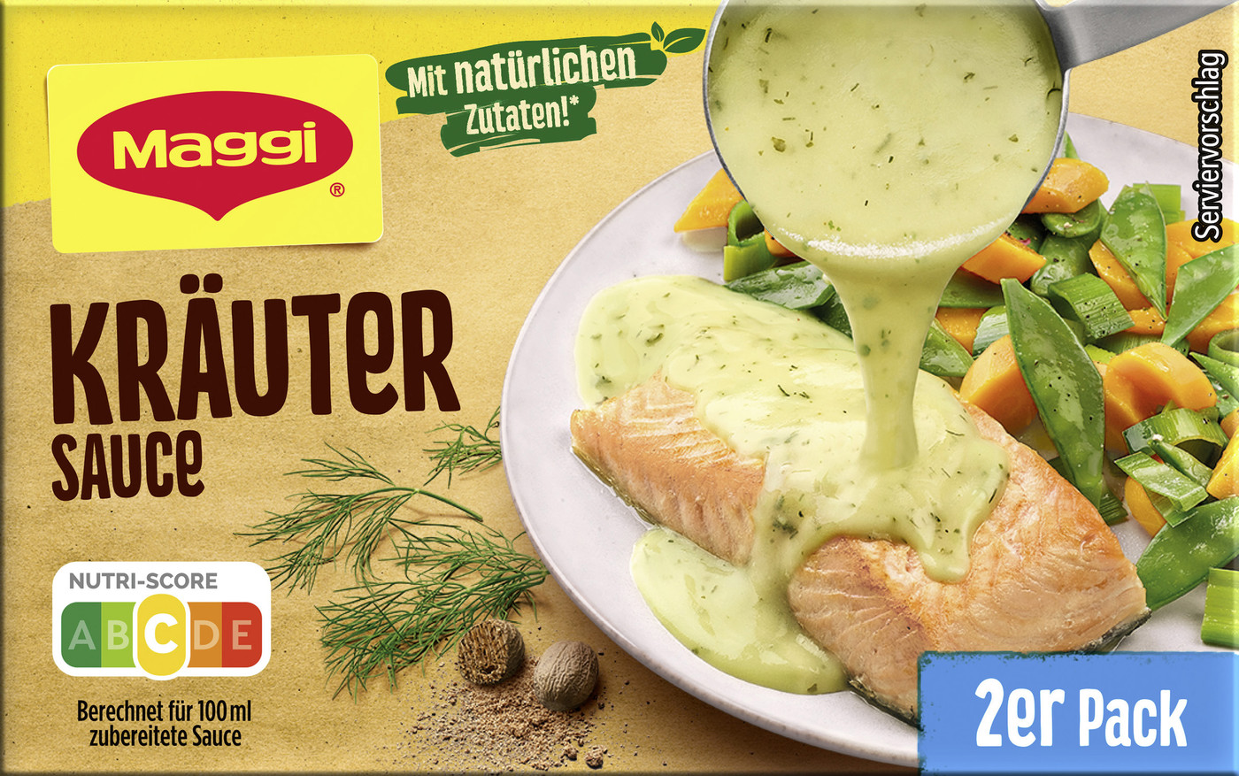 Maggi Kräuter Sauce ergibt 2x 250ML Maggi Kräuter Sauce ergibt 2x 250ML