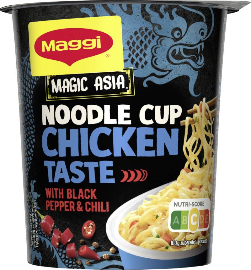Maggi Magic Asia Noodle Cup Chicken Black Pepper & Chili 63G