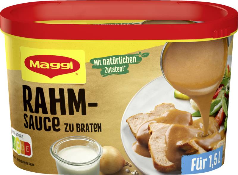 Maggi Rahmsauce zu Braten ergibt 1,5L