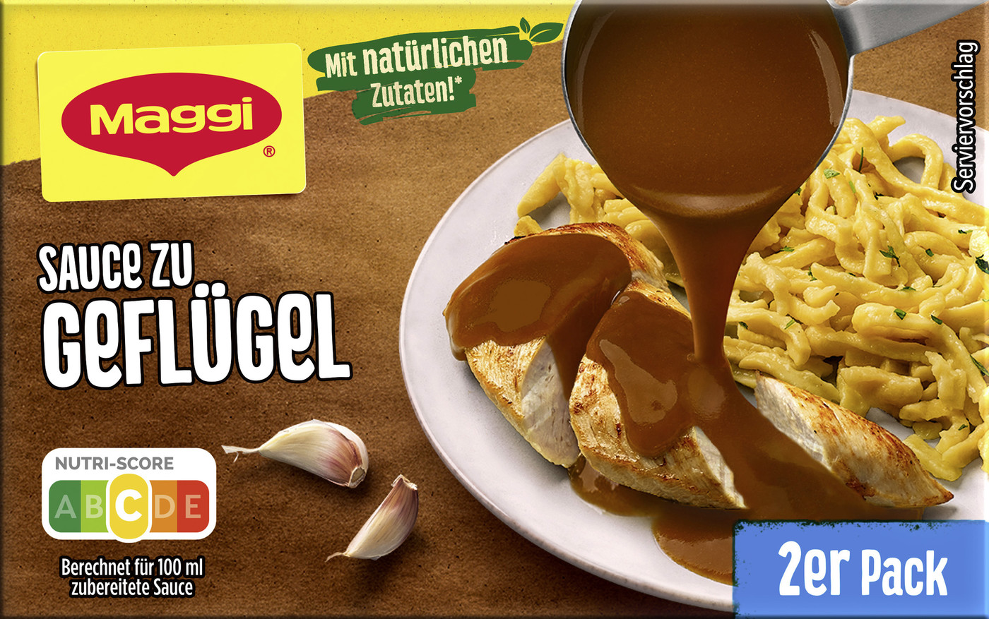 Maggi Sauce zu Geflügel ergibt 2x 250ML