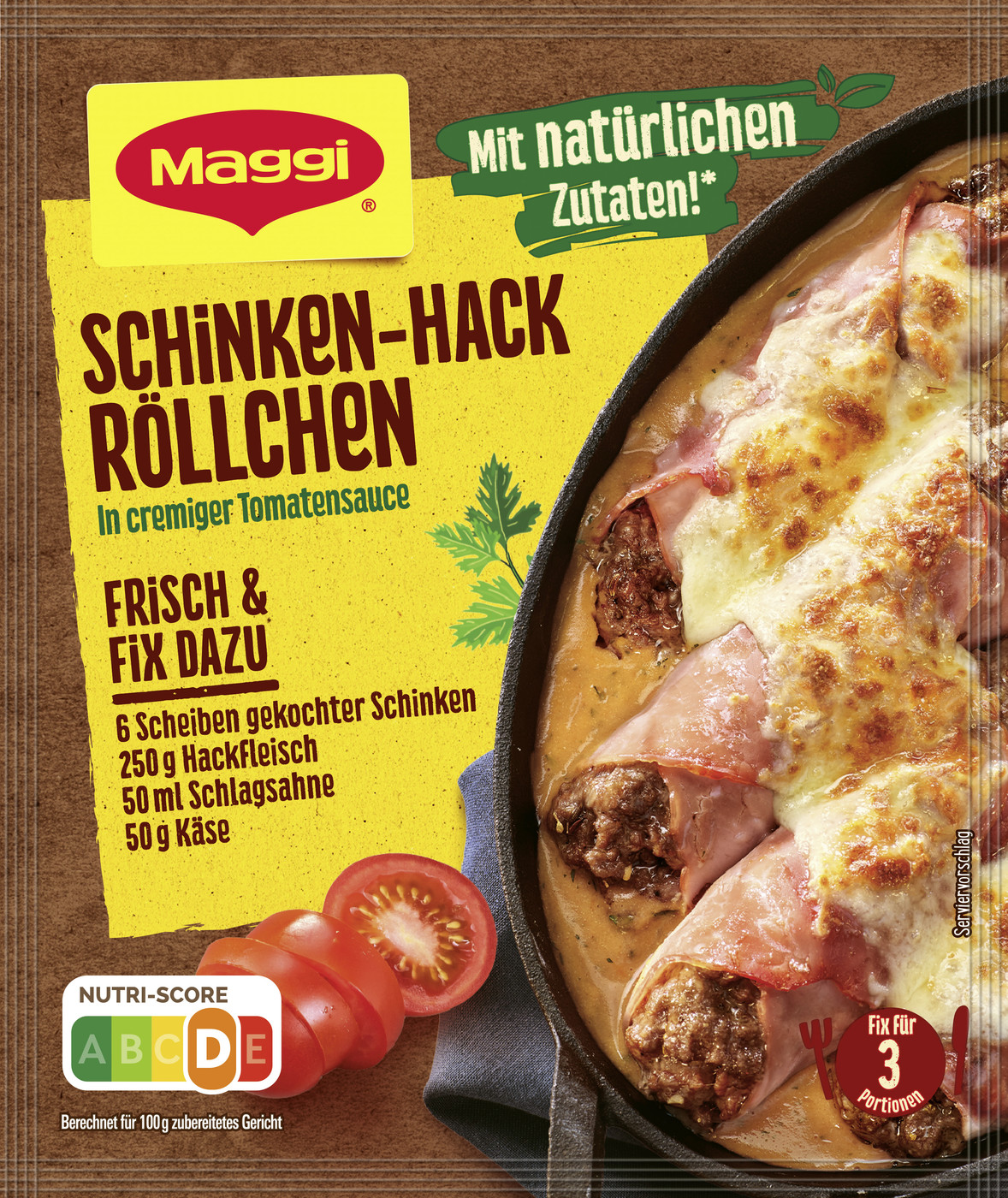 Maggi Schinken-Hack Röllchen 30G