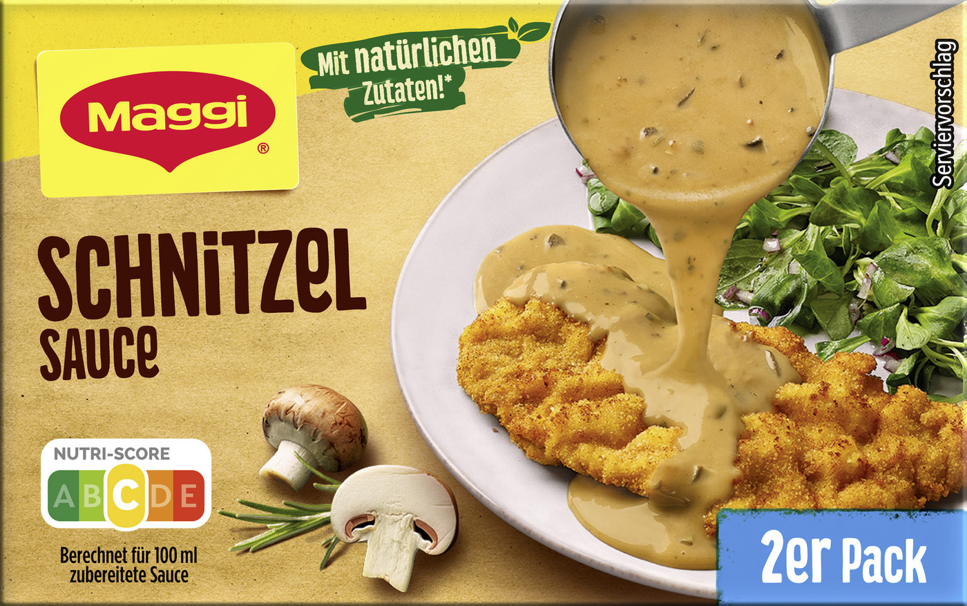 Maggi Schnitzel-Sauce ergibt 2x 250ML