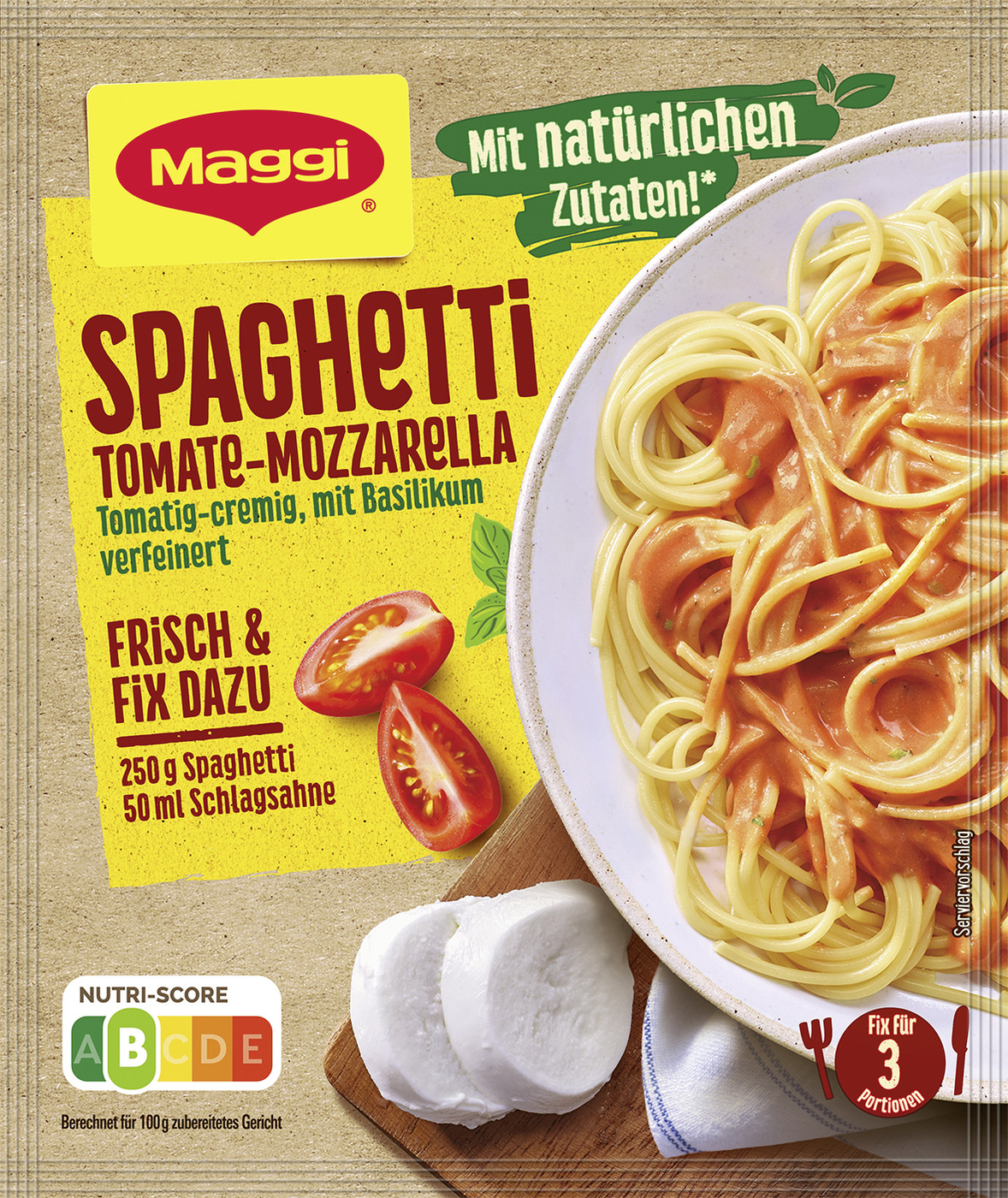 Maggi Spaghetti Tomate-Mozzarella 40G