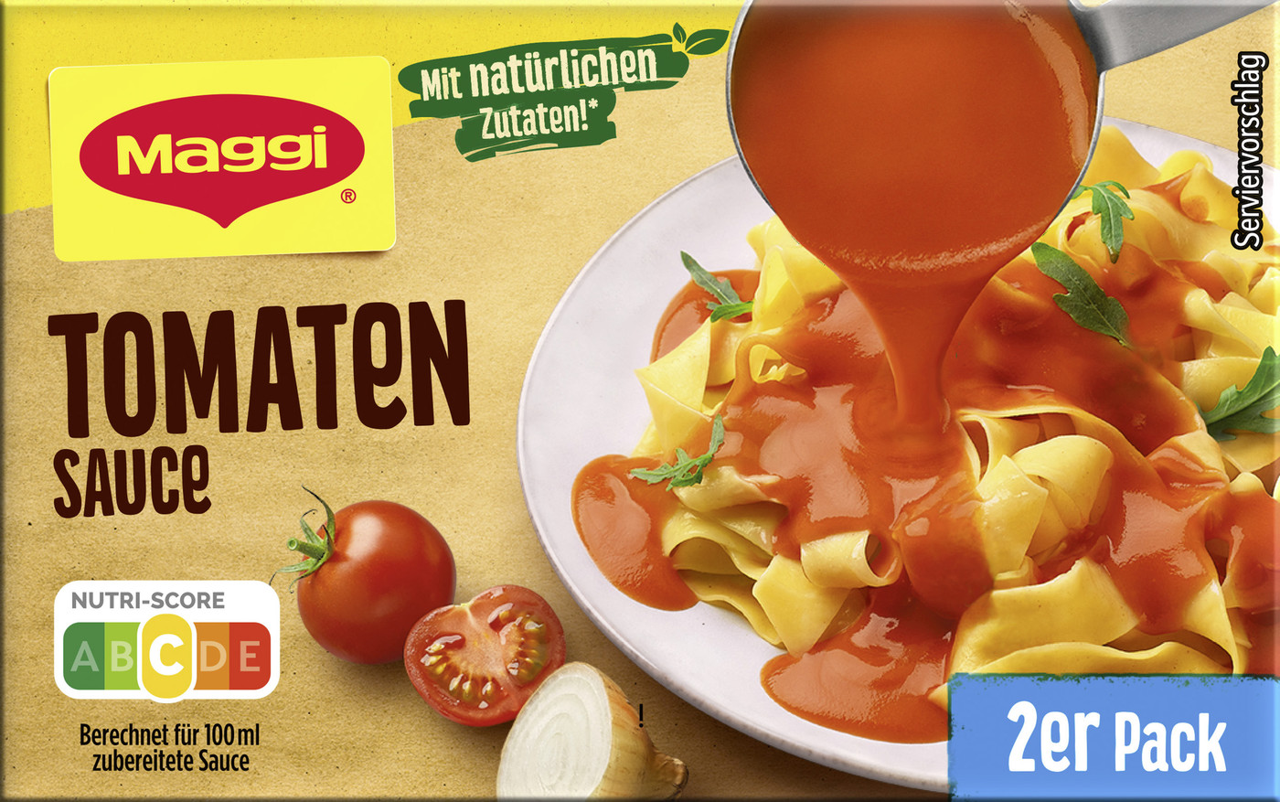 Maggi Tomaten Sauce ergibt 2x 250ML Maggi Tomaten Sauce ergibt 2x 250ML
