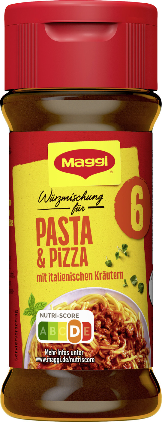 Maggi Würzmischung 6 - Pasta und Pizza 60G Maggi Würzmischung 6 - Pasta und Pizza 60G