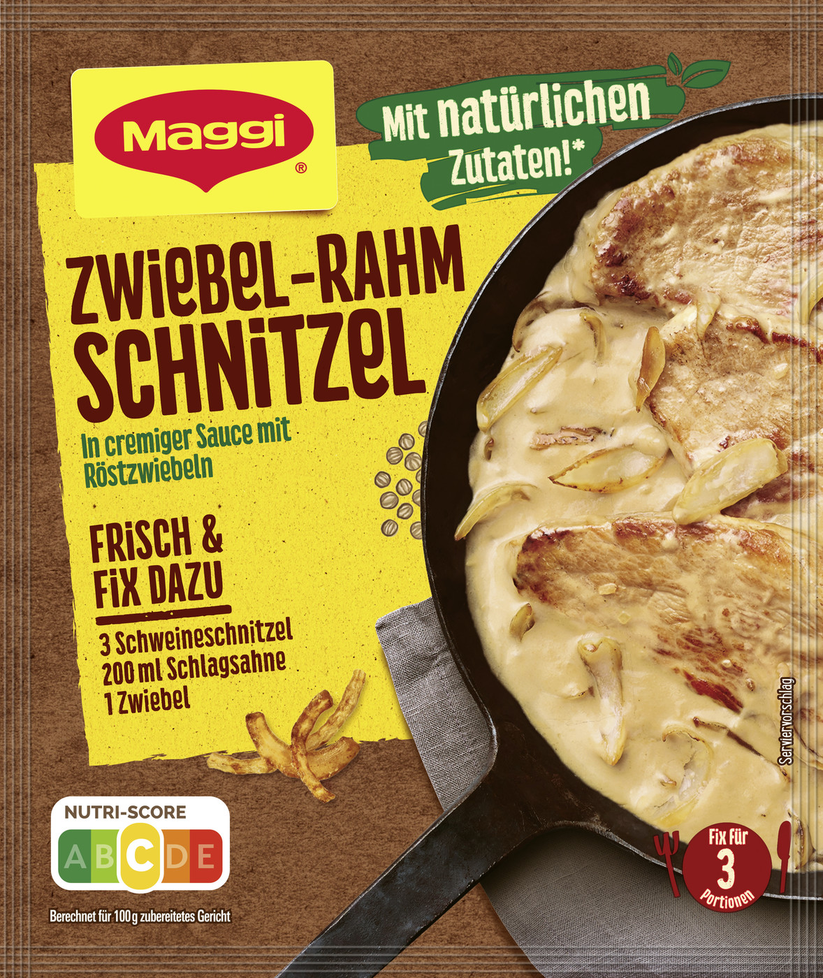 Maggi Zwiebel-Rahm Schnitzel 33G Maggi Zwiebel-Rahm Schnitzel 33G