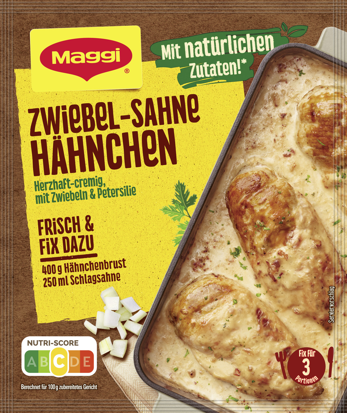 Maggi Zwiebel-Sahne Hähnchen 26G