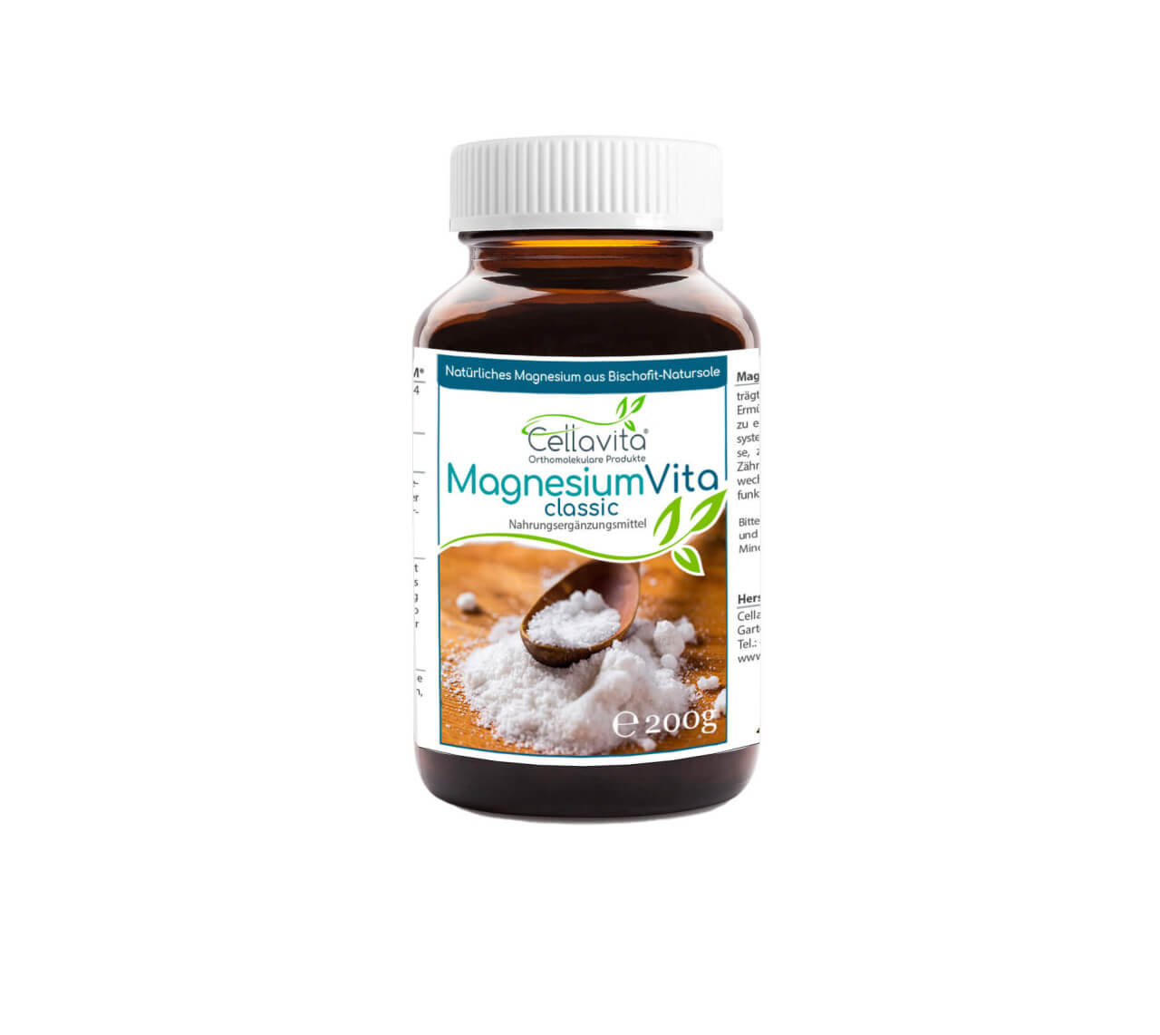 Magnesium Vita 'classic' (100%) - 120g im Glas