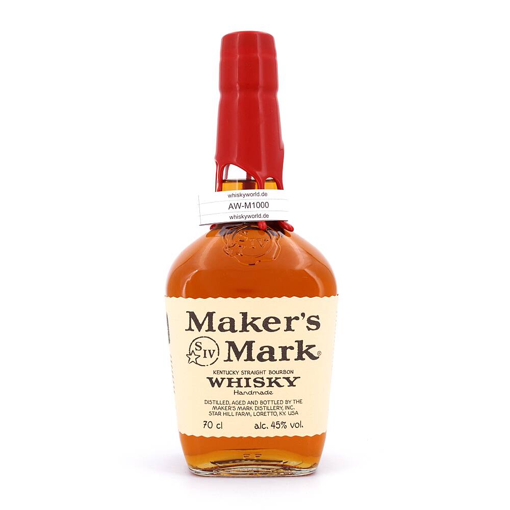 Maker's Mark Kentucky Straight Bourbon Whiskey 0,70 L/ 45.0% vol Maker's Mark Kentucky Straight Bourbon Whiskey 0,70 L/ 45.0% vol