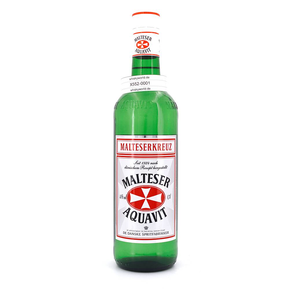 Malteserkreuz Aquavit 0,70 L/ 40.0% vol Malteserkreuz Aquavit 0,70 L/ 40.0% vol