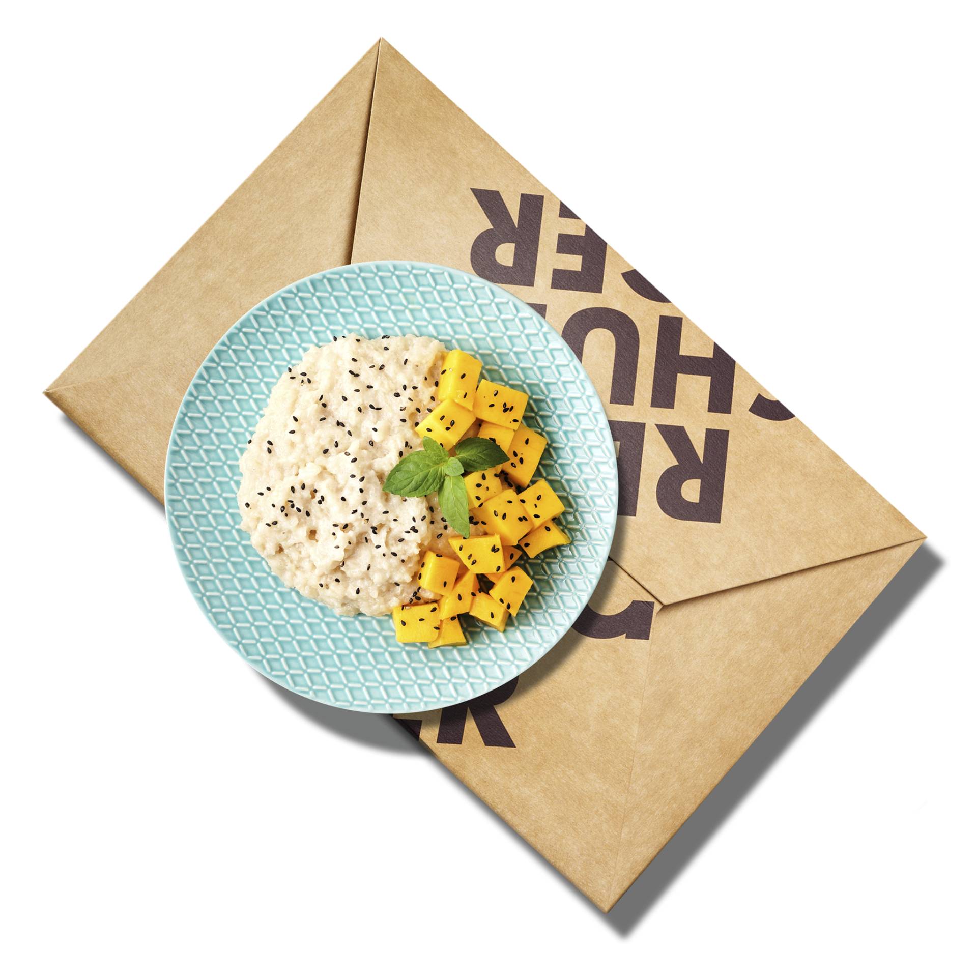 Reishunger Mango Sticky Reis Box | Sticky Reis mit Mango selber machen | Thailändisches Dessert | Zutaten für 4 Personen | Vegan