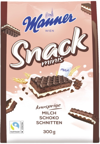 Manner Snack Minis Schoko 300g