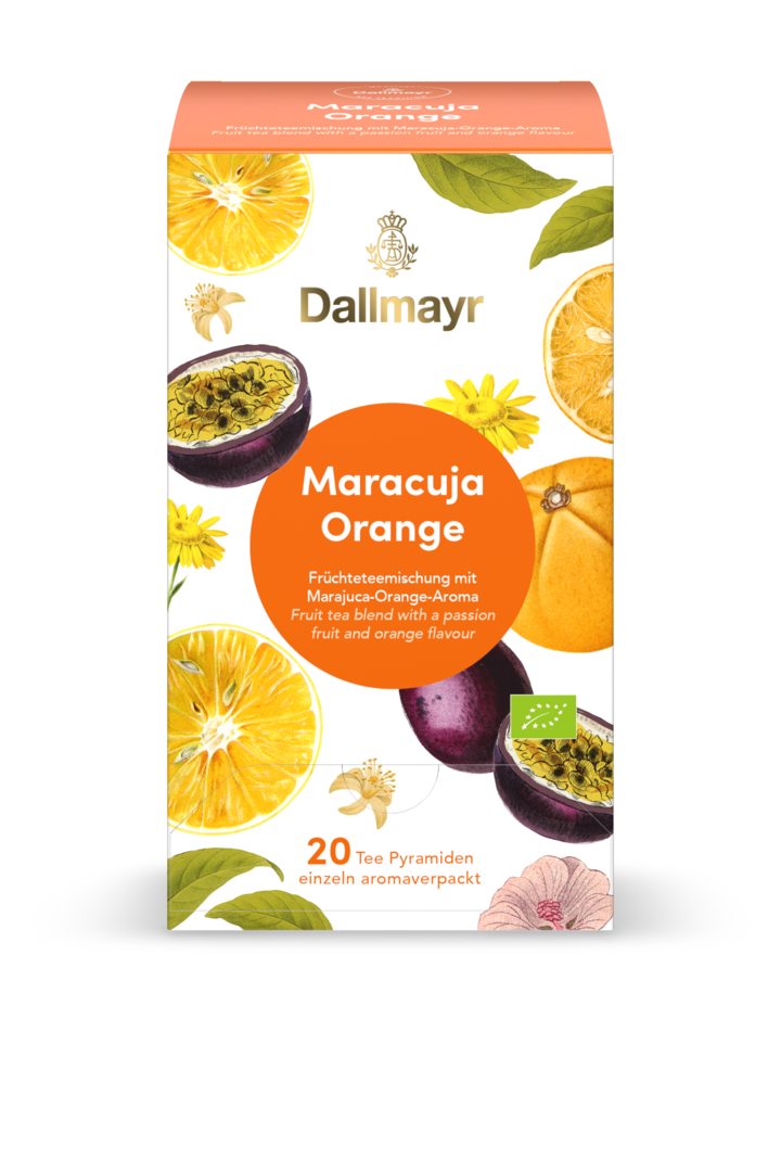 Maracuja - Orange Bio Früchteteemischung mit Maracuja - Orange - Aroma Maracuja - Orange Bio Früchteteemischung mit Maracuja - Orange - Aroma von Alois Dallmayr Kaffee OHG