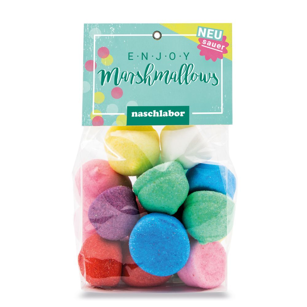 Marshmallows Bunte Speckbälle süß-sauer - Großverpackung (VE mit 15 Tüten)