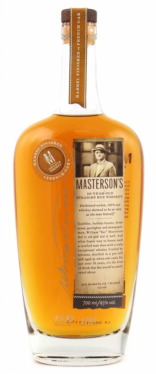 Masterson's 10 Jahre French Oak Finish Canadian Whisky 0,7l