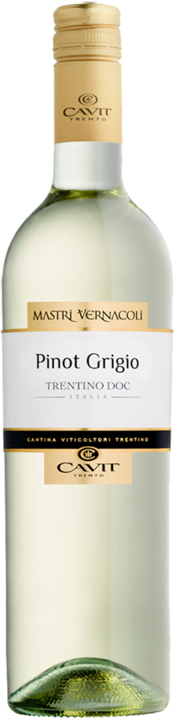 Mastri Vernacoli Pinot Grigio Trentino DOC 0,75L Mastri Vernacoli Pinot Grigio Trentino DOC 0,75L