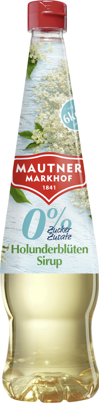 Mautner Markhof Holunderblütensirup ohne Zuckerzusatz 0,7L