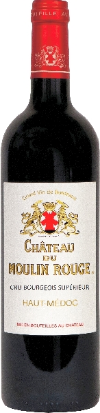 Cht. Moulin Rouge Chateau du Moulin Rouge Cru Bourgeois Superieur Jg. 2020 Cuvee aus 50 Proz. Merlot, 40 Proz. Cabernet Sauvignon, 10 Proz. Cabernet Franc 12 Monate in französischen Eichenbarriques gereift