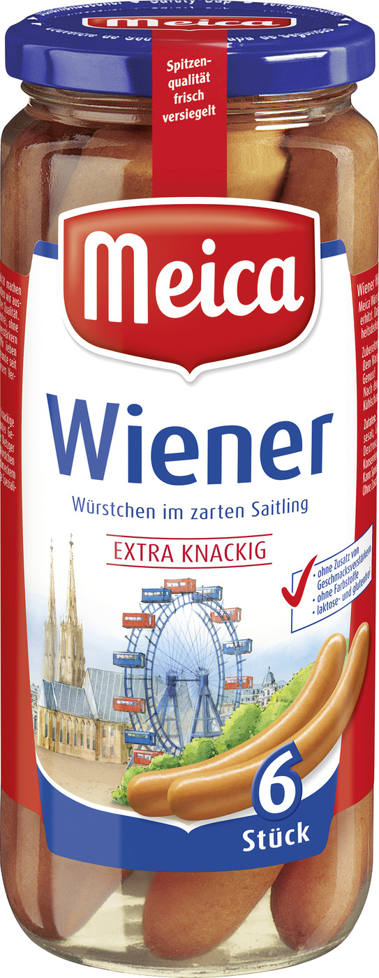 Meica 6 Wiener Würstchen 540G