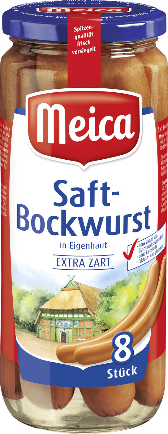 Meica 8 Saftbockwurst 540G