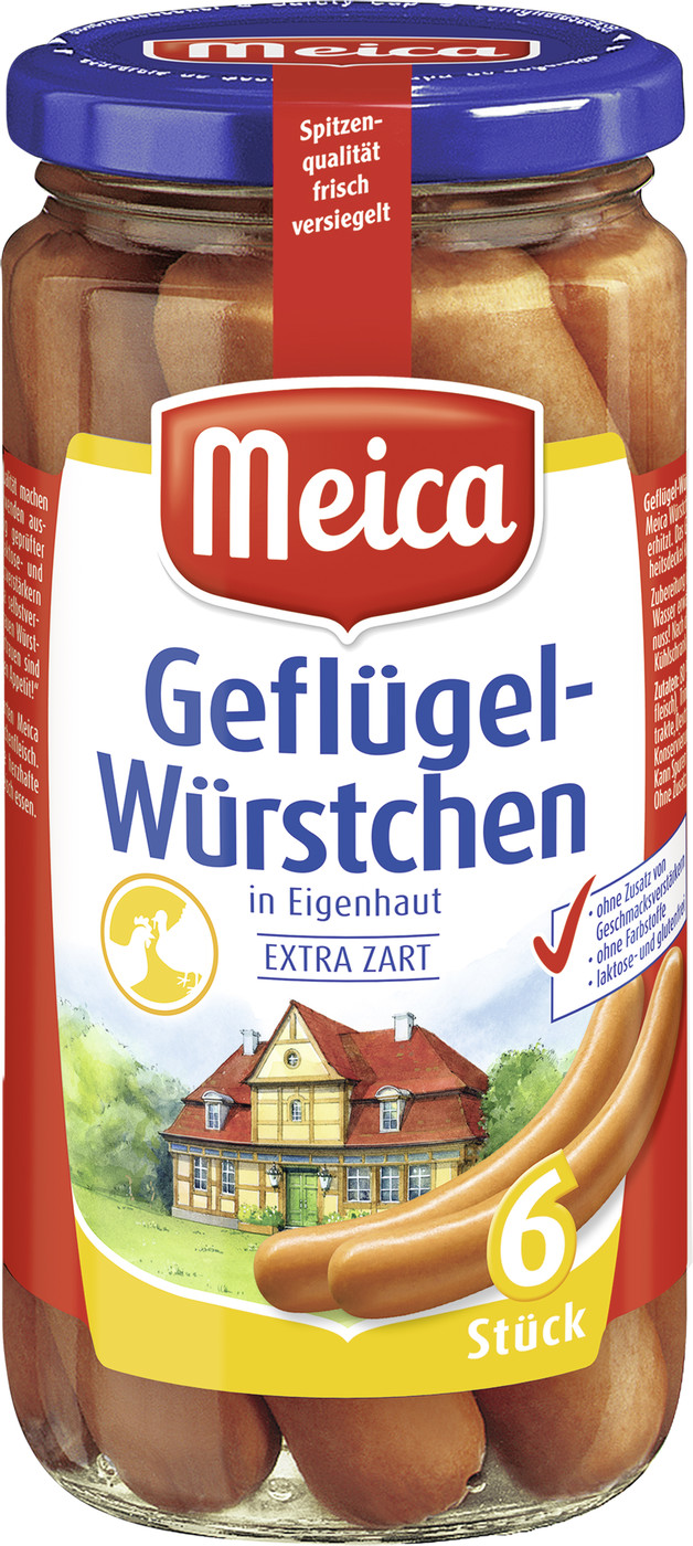 Meica Geflügel-Würstchen 380G Meica Geflügel-Würstchen 380G