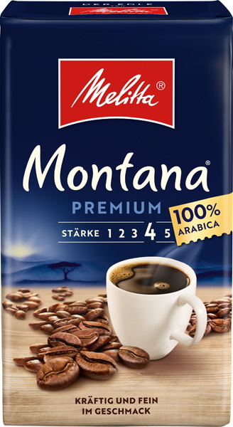 Melitta Kaffee Montana gemahlen 500G