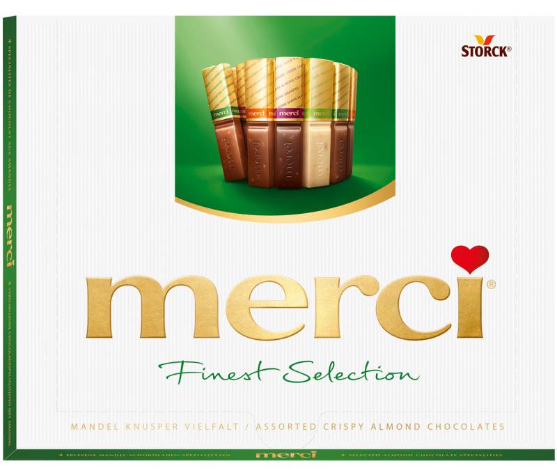 Merci Finest Selection Mandel Knusper Vielfalt 250G  MHD 01.06.2025
