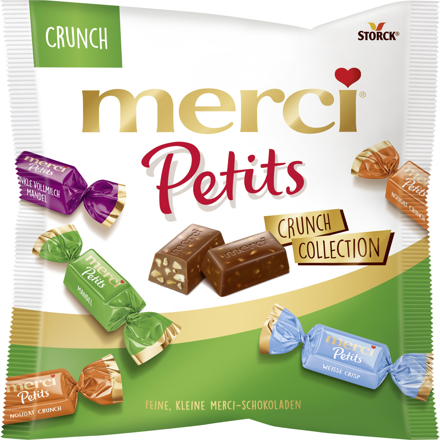 Merci Petits Crunch Collection 125G Merci Petits Crunch Collection 125G
