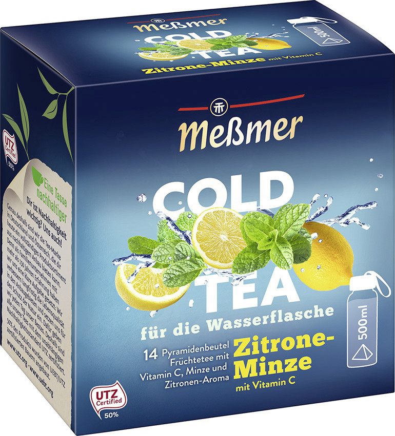 Meßmer Cold Tea Zitrone-Minze 14ST 38,5G Meßmer Cold Tea Zitrone-Minze 14ST 38,5G