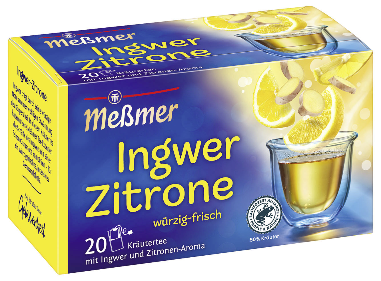 Meßmer Ingwer-Zitrone Tee 20ST 40G Meßmer Ingwer-Zitrone Tee 20ST 40G