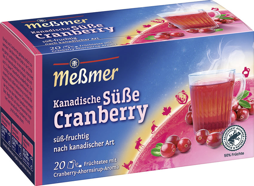 Meßmer Kanadische Süsse Cranberry 20ST 45G Meßmer Kanadische Süsse Cranberry 20ST 45G