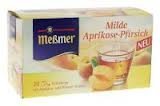 Meßmer Milde Aprikose-Pfirsich 20 Teebeutel - 10 Packungen von Meßmer