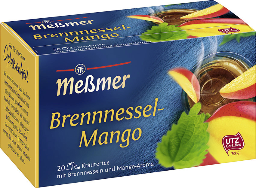 Meßmer Tee Brennessel-Mango 20ST 35G