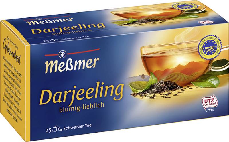 Meßmer Tee Feinster Darjeeling 25ST 43,8G - beschädigte Verpackung
