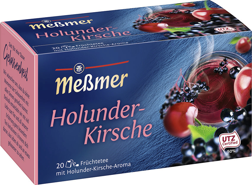 Meßmer Tee Holunder-Kirsche 20ST 55G Meßmer Tee Holunder-Kirsche 20ST 55G
