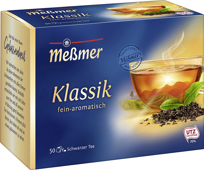 Meßmer Tee Klassik Schwarztee 50ST 87,5G Meßmer Tee Klassik Schwarztee 50ST 87,5G