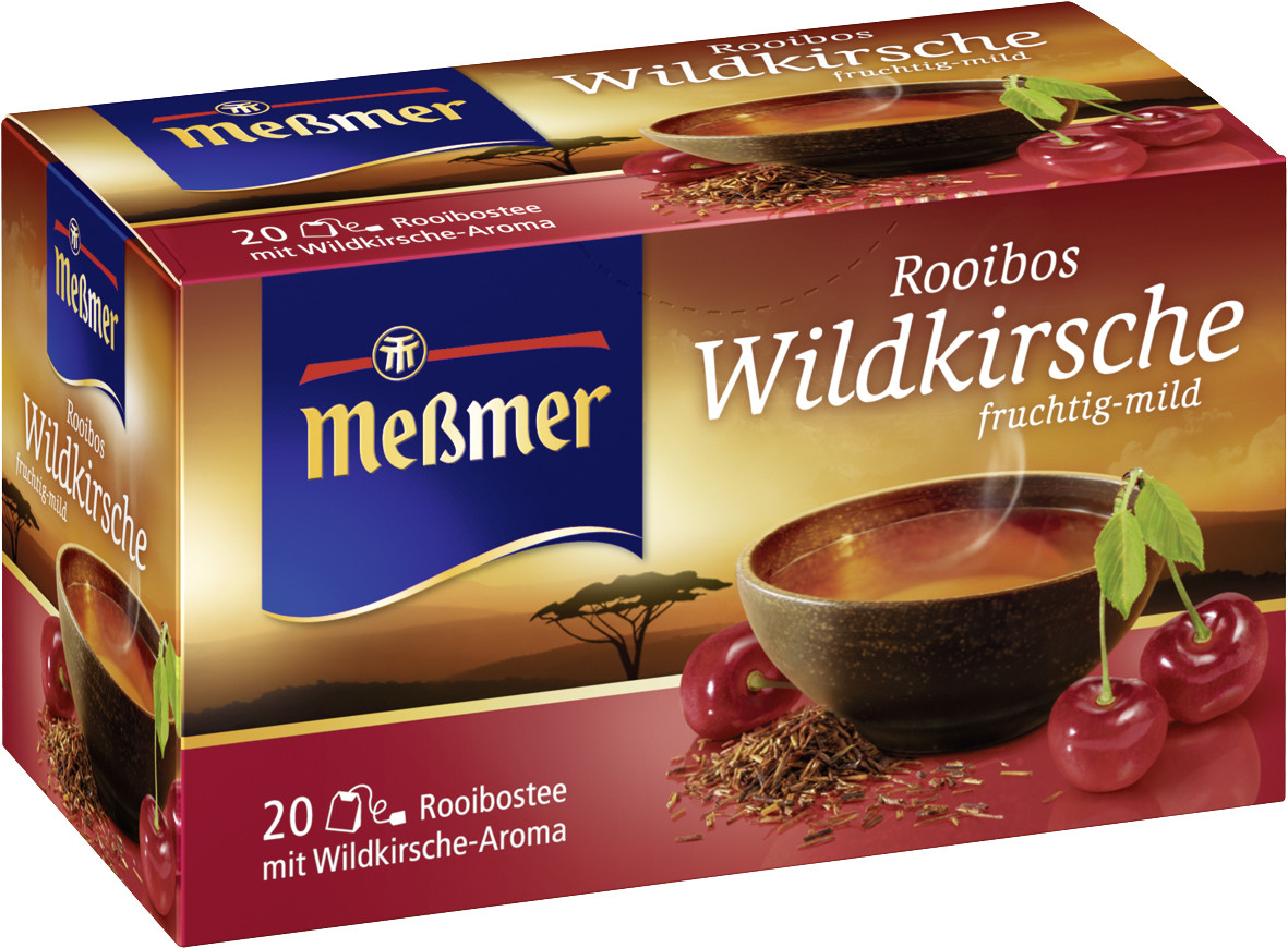 Meßmer Tee Rooibos Wildkirsche 20ST 40G