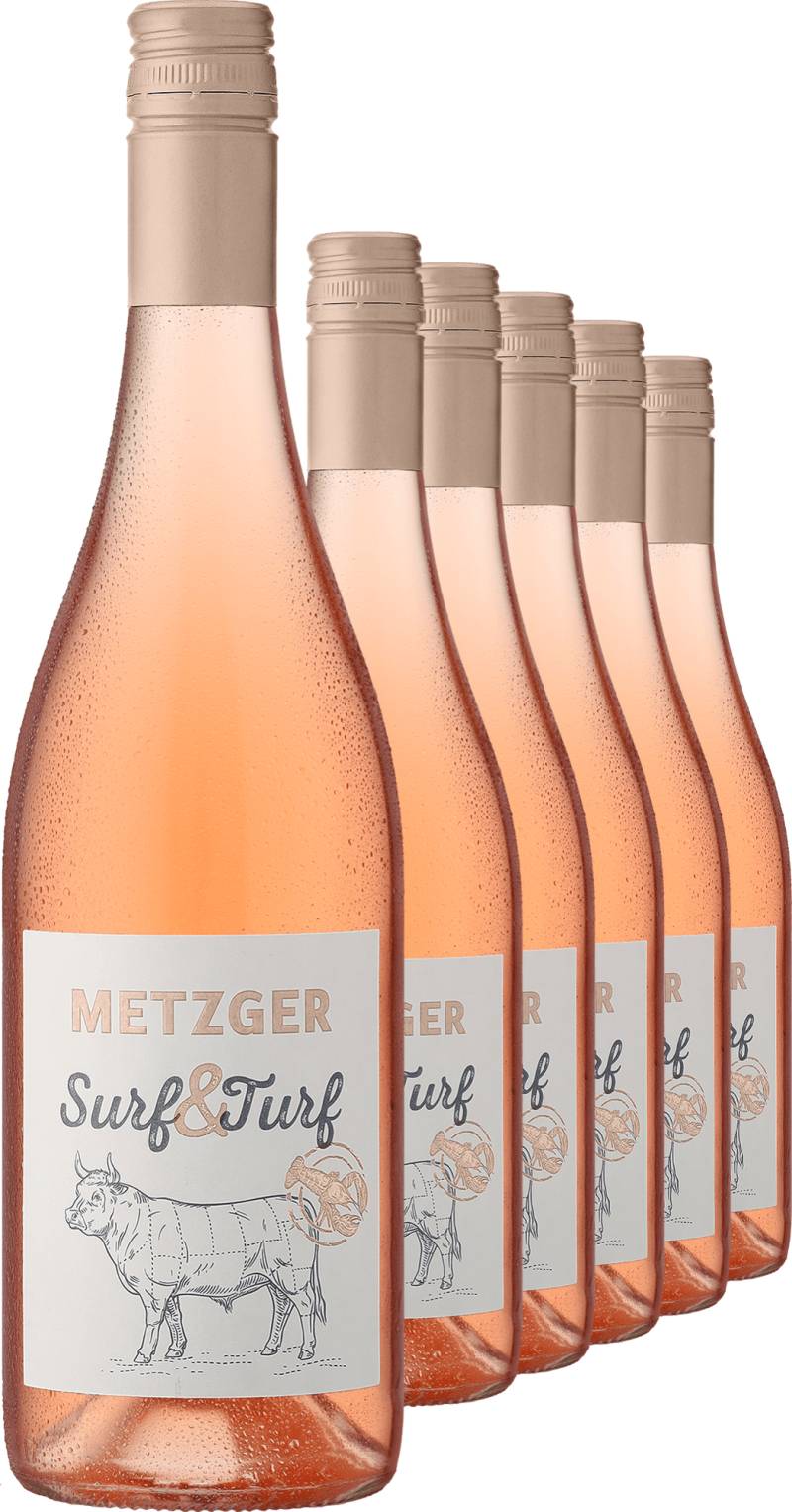 2024 Metzger »Surf'n'Turf« Rosé im 6er-Vorratspaket