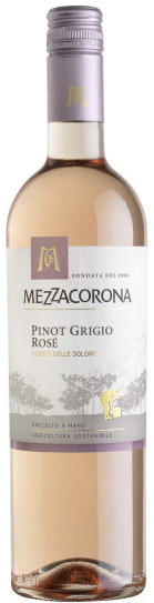 Mezzacorona Pinot Grigio Rosé IGT 0,75L Mezzacorona Pinot Grigio Rosé IGT 0,75L