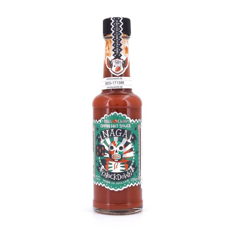 Mic's Chilli Naga Knockdown Damn Hot Sauce extrem 155 g