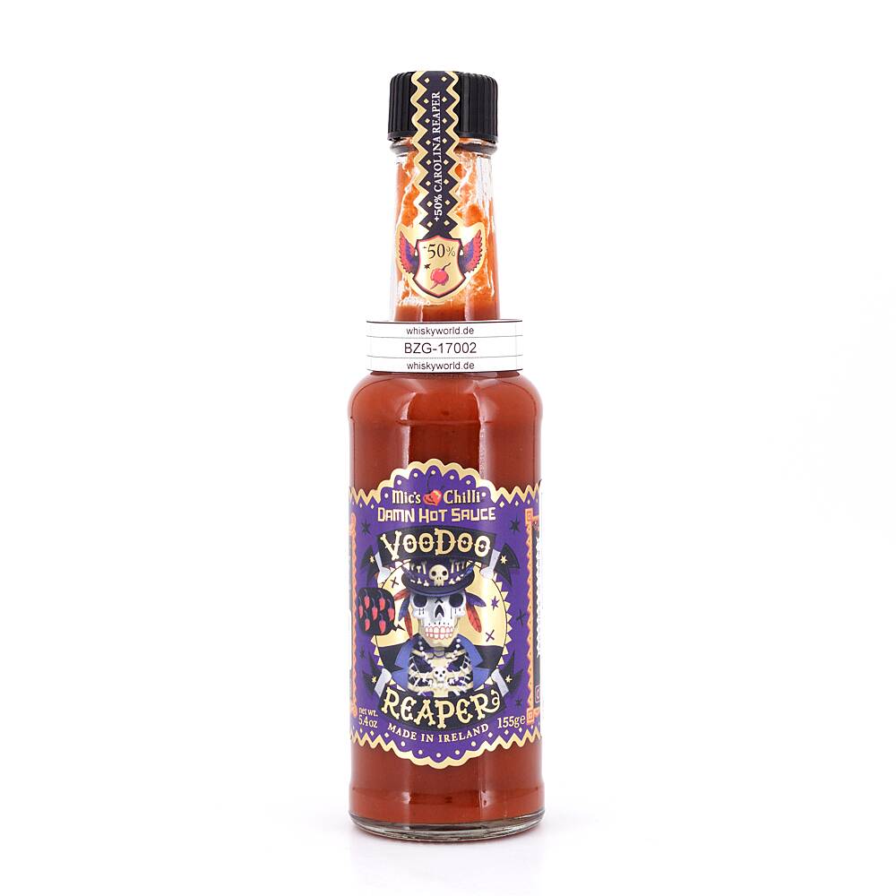 Mic's Chilli Voodoo Reaper Damn Hot Sauce extrem 155 g Mic's Chilli Voodoo Reaper Damn Hot Sauce extrem 155 g