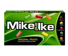 Mike and IKE Soft Chewy Sweet Box 141g (Pack of 12) - Theater Original Fruits