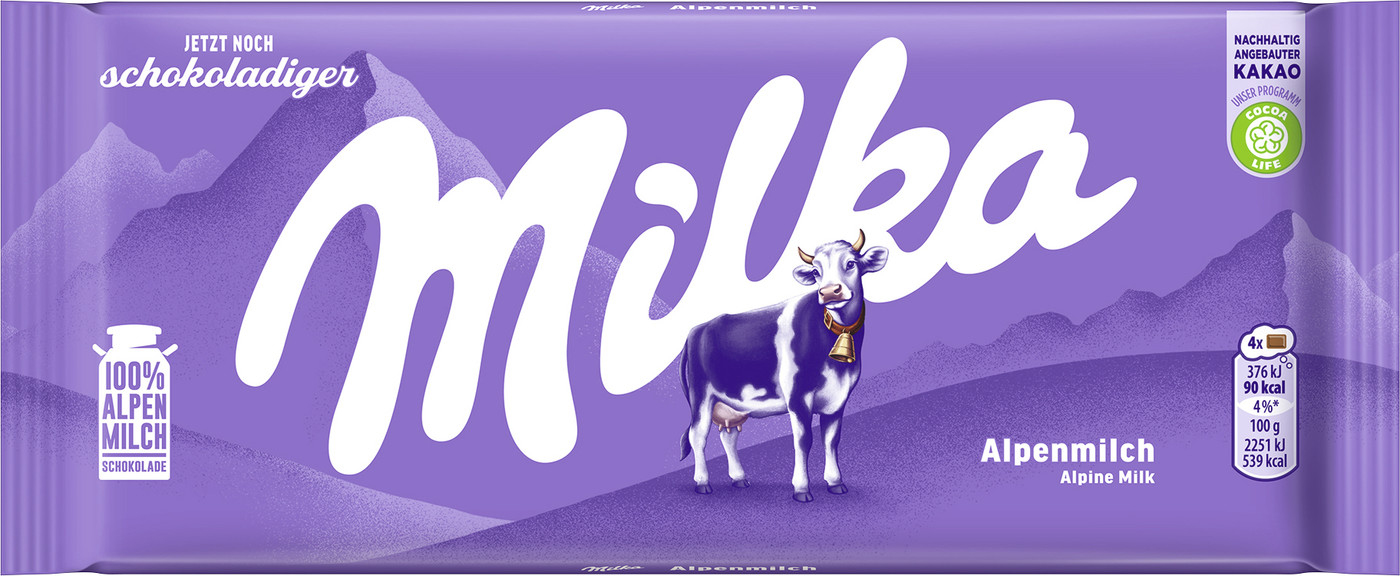 Milka Alpenmilch Schokolade 100G