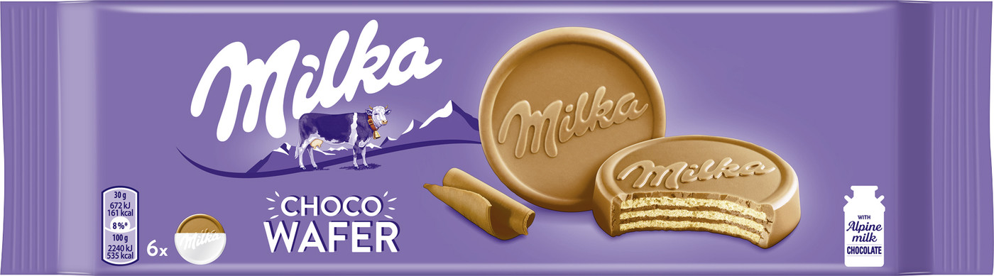 Milka Choco Wafer 150G