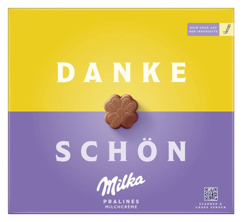 Milka Dankeschön Milchcreme Pralinen 110G