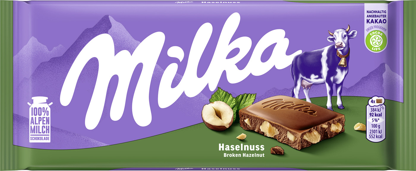 Milka Haselnuss Schokolade 100G Milka Haselnuss Schokolade 100G