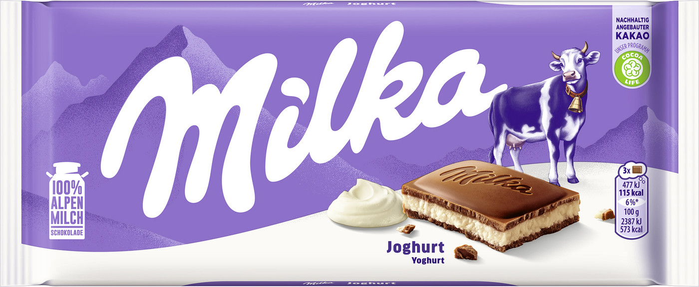 Milka Joghurt Schokolade 100G