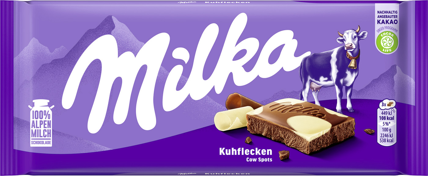 Milka Kuhflecken Schokolade 100G Milka Kuhflecken Schokolade 100G